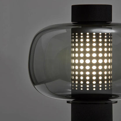 Modernes Design Luxus Hotel Stil Punktmuster Glas Tischlampe