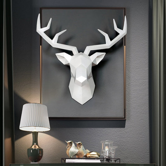3D Rentier | Moderne Kunst "Hirsch"