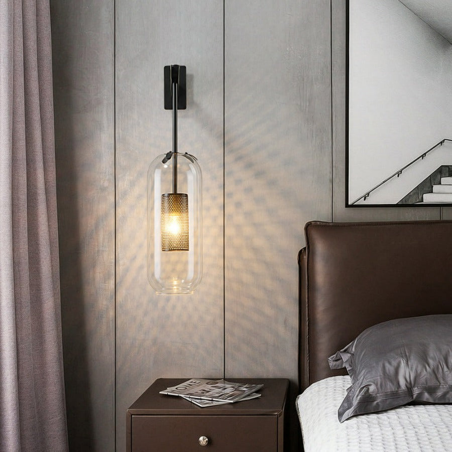 Otis - Moderne Glas Wandlampe