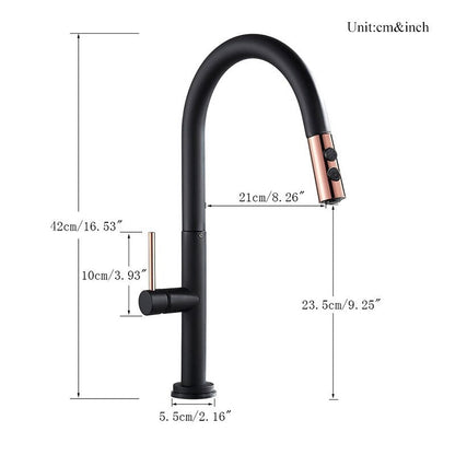 Elegante Spültischarmatur mit ausziehbarer Brause – Komfort & Stil vereint