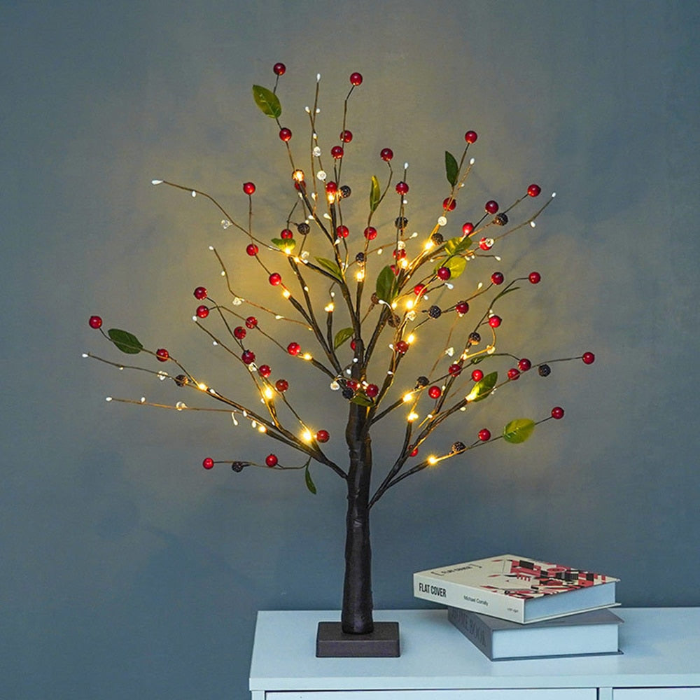 Royelux 55cm Frühling Baum LED Lampe - Biegsame Äste