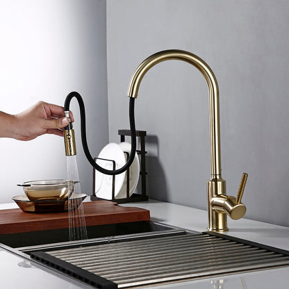 Gold Finish Bathroom Faucet – Elegante Armatur für Bad