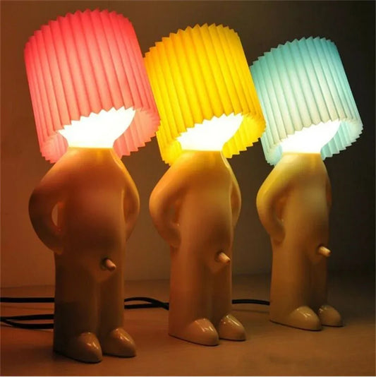 Verspielte kabellose Tischlampe mit einzigartigem Design – Tragbare wiederaufladbare LED-Lampe für fröhliche Innenräume
