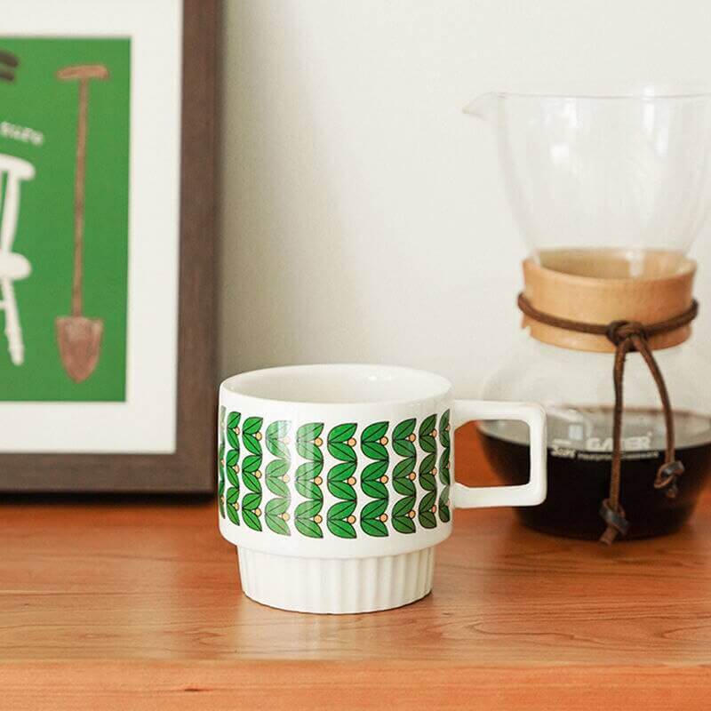 Französische Mid-Century Moderne Kaffeetassen