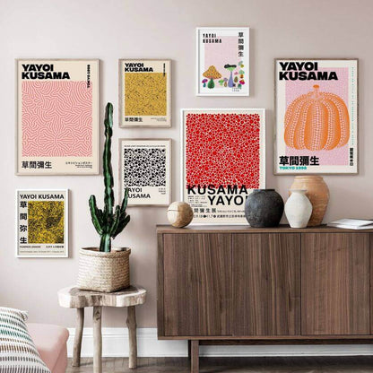 Yayoi Kusama Abstrakt Premium Poster