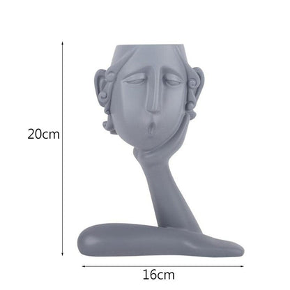 Face Vace | Skulptur Blumenvase