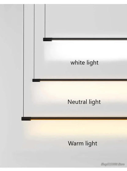 Super Simple Line Beleuchtung | Moderne LED Pendelleuchte