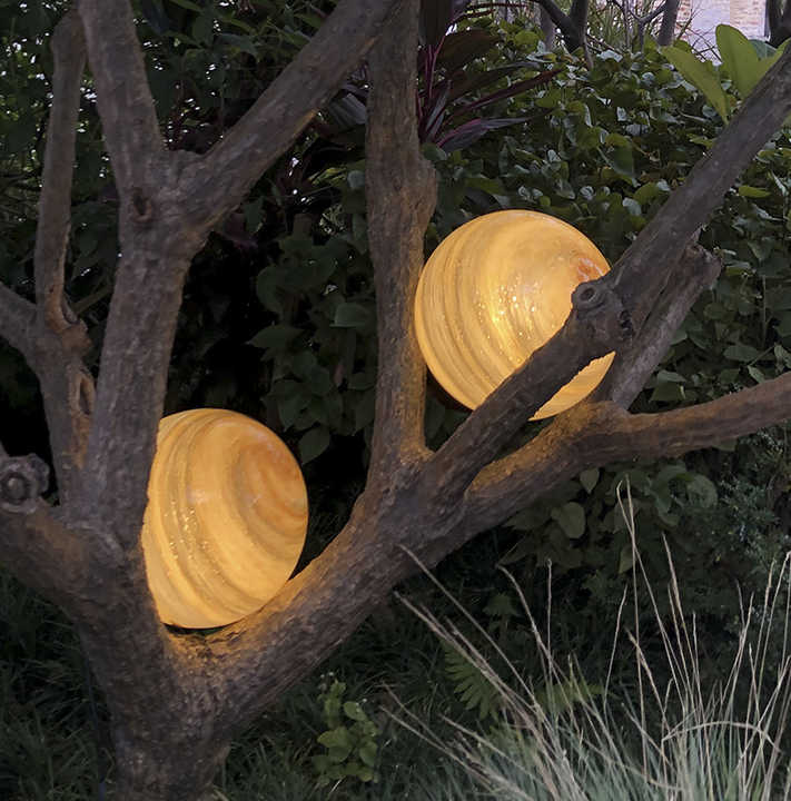 Solar Rasenleuchte – LED Gartenkugel Außenleuchte, wetterfest für Garten & Terrasse