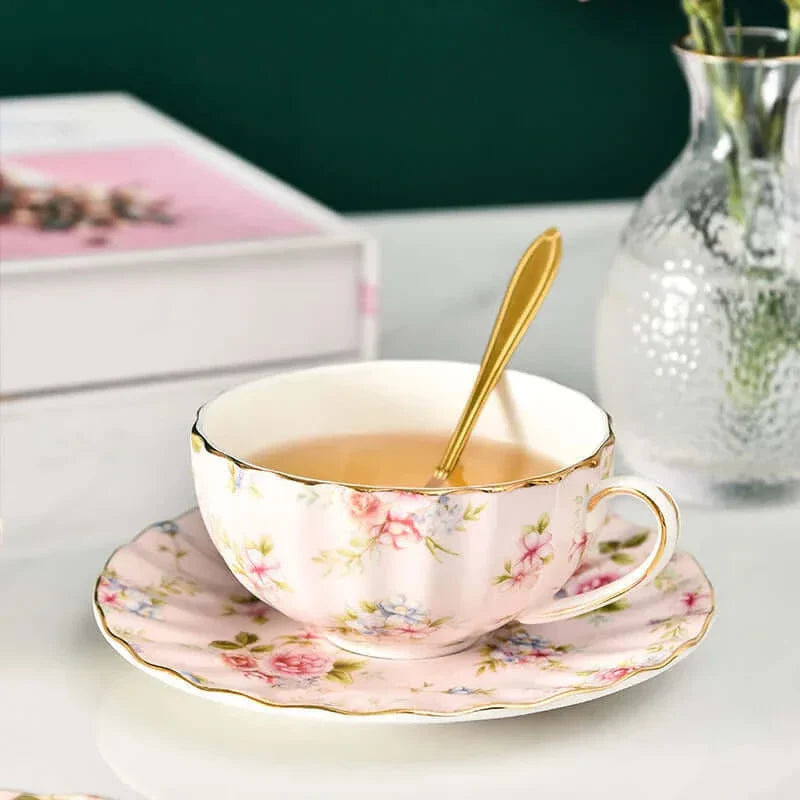 Elegante Bone China Porzellan Kaffeetasse - Luxuriöses und einzigartiges Design