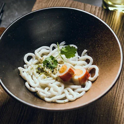 ZenBowl – Handmade Japanische Keramische Ramen Schüssel mit Authentischem Artisan-Finish