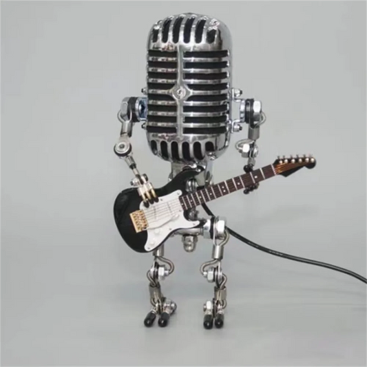Tischlampe Robot Metall Industrielles Design