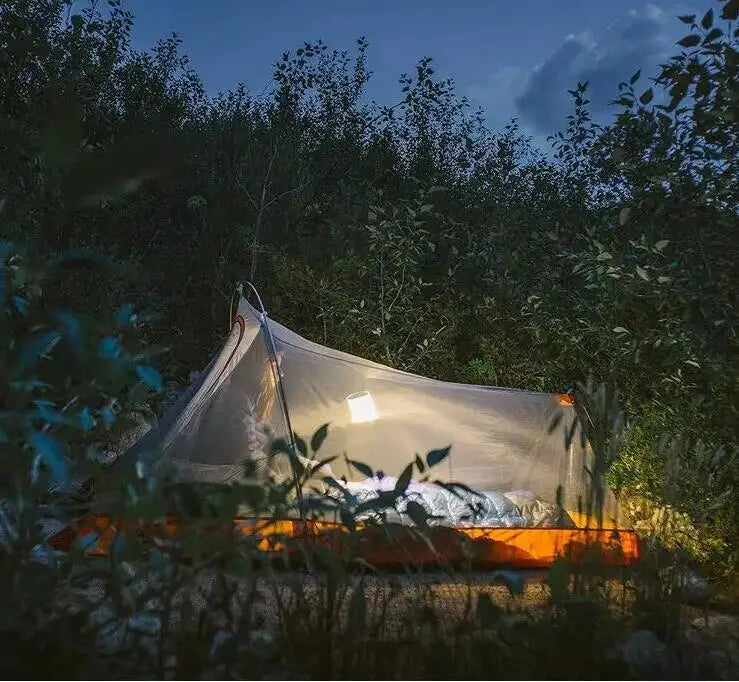 Solarbetriebene Klappbare Gartenlampe – Tragbare LED Außenbeleuchtung für Garten und Hof