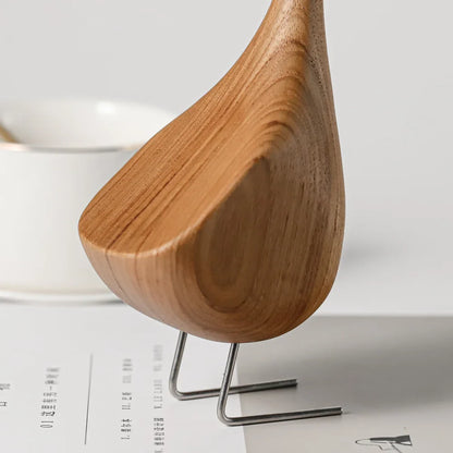 Nordische Holz-Gans Figuren