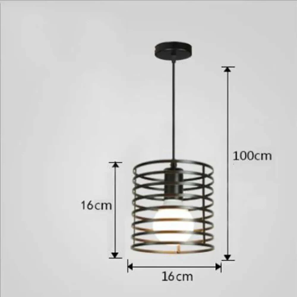 Retro Industrielle Metall Lackierte Lampenschirme