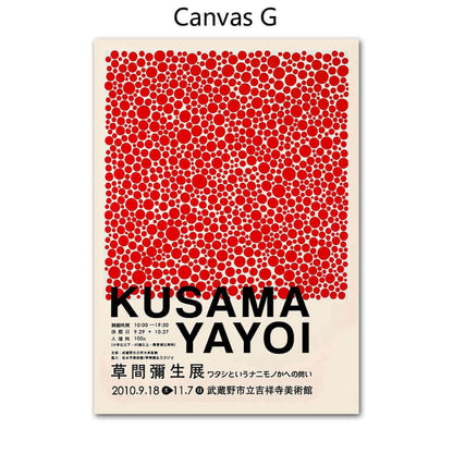 Yayoi Kusama Abstrakt Premium Poster