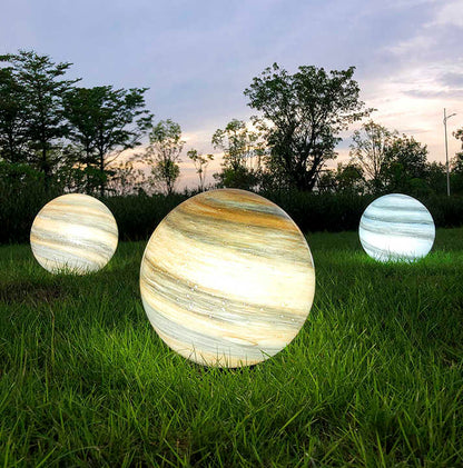 Solar Rasenleuchte – LED Gartenkugel Außenleuchte, wetterfest für Garten & Terrasse