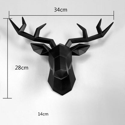 3D Rentier | Moderne Kunst "Hirsch"