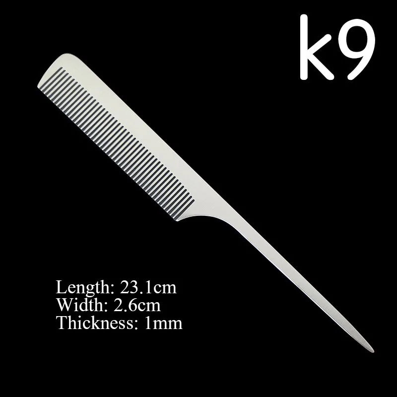 Stainless Steel Barber Kamm – Präzises Entwirren & Ergonomisches Design – Langlebig & Stilvoll