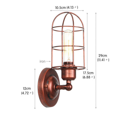 Vintage Industrielle Metall Wandlampen