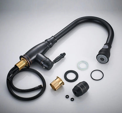 Einziehbarer Küchenwasserhahn