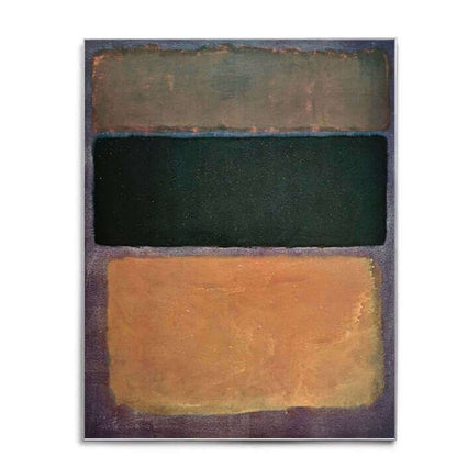 Rothko inspirierte künstlerische Poster in mehreren Dimensionen