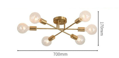 Sputnik - Modernes Mehrlampen-Lichtobjekt