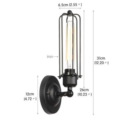 Vintage Industrielle Metall Wandlampen