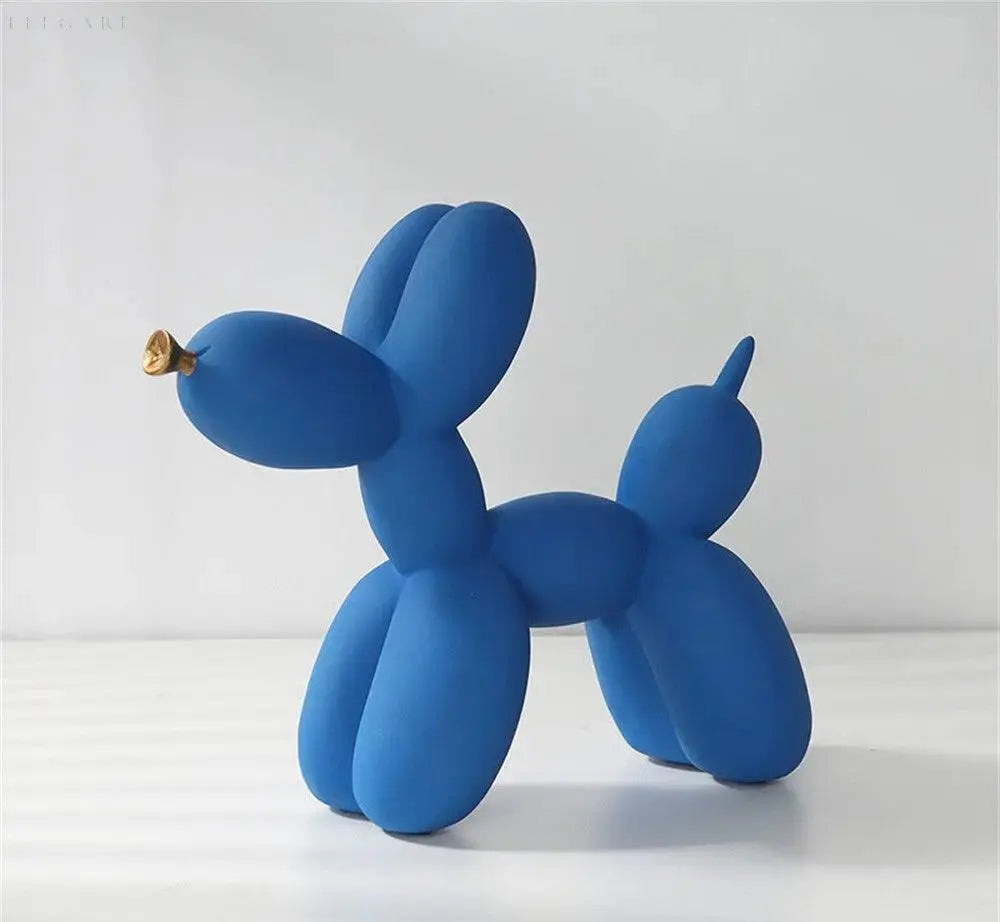 Haku - Ballonornament mit goldener Schnauze