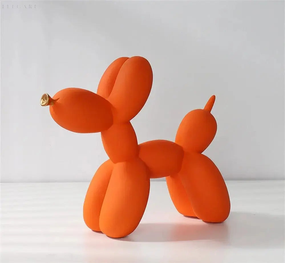 Haku - Ballonornament mit goldener Schnauze