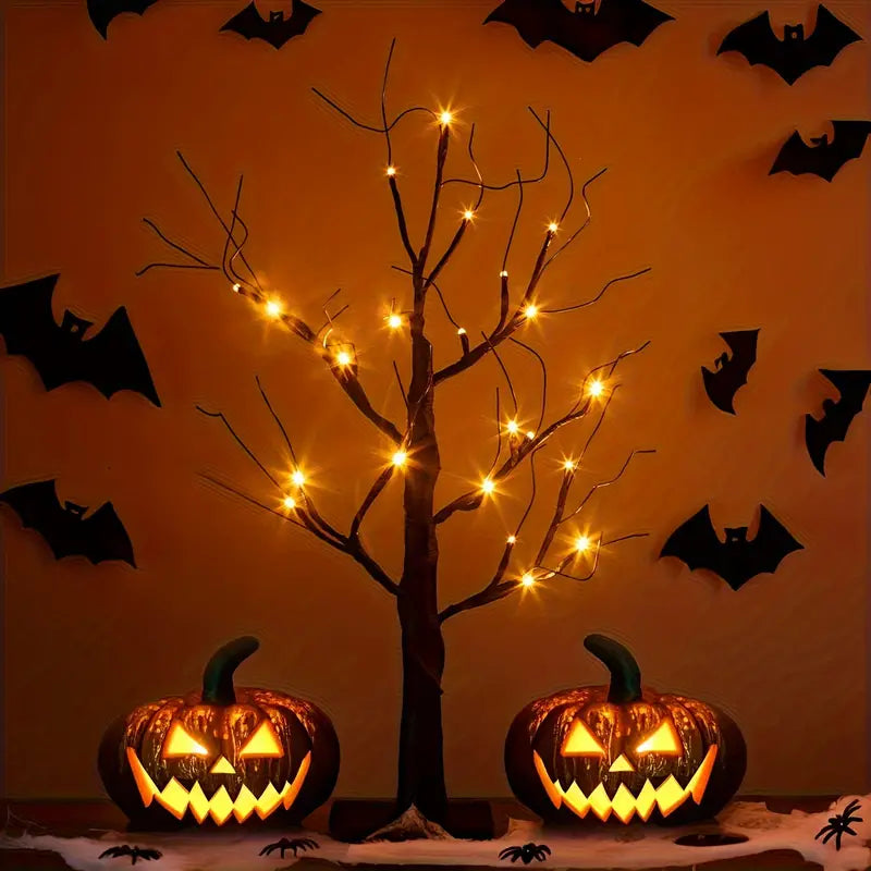 Spooky GlowTree™ - Halloween LED Birkenbaum