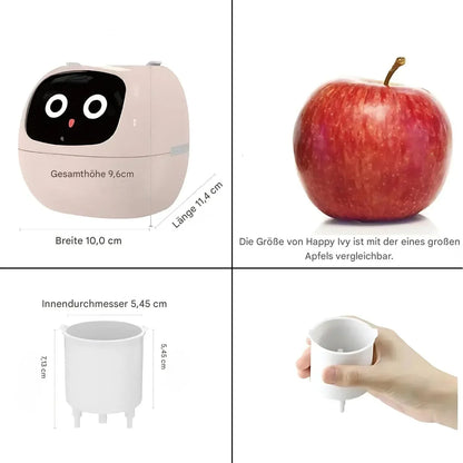 Smart Selbstbewässernder Pflanzenbehälter mit LED-Display und automatischem Pflegesystem