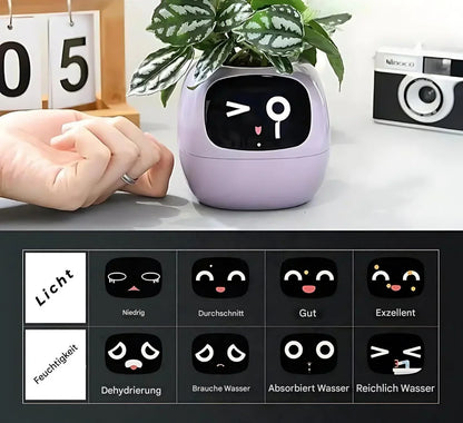 Smart Selbstbewässernder Pflanzenbehälter mit LED-Display und automatischem Pflegesystem