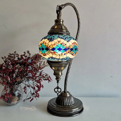 Garduru - Türkische Mosaik-Tischlampe