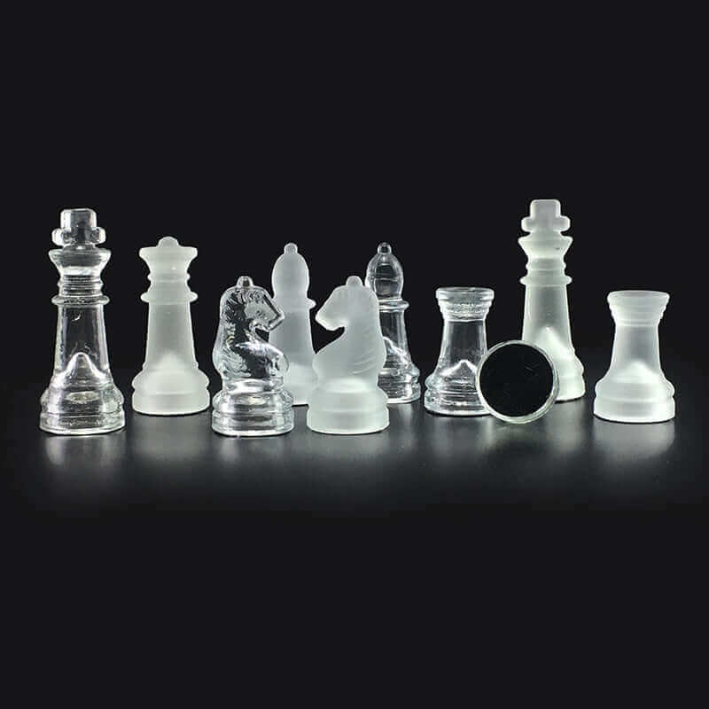 Glas Schachspiel