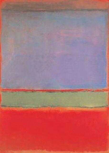 Mark Rothko Luxus Leinwand Poster