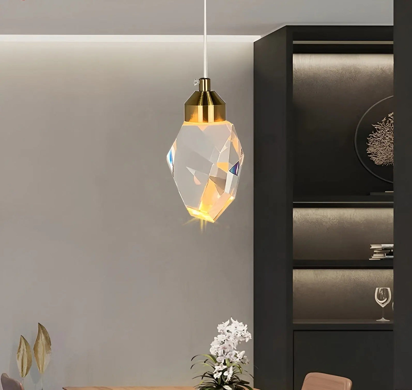 Luxus Kronleuchter Esstisch aus Kristall | CrystalGlow