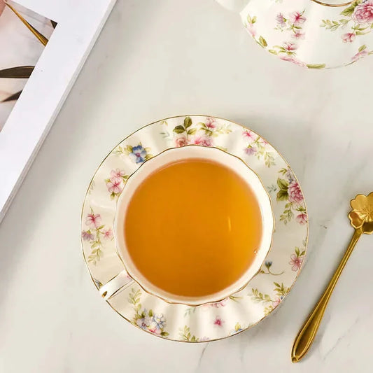 Elegante Bone China Porzellan Kaffeetasse - Luxuriöses und einzigartiges Design