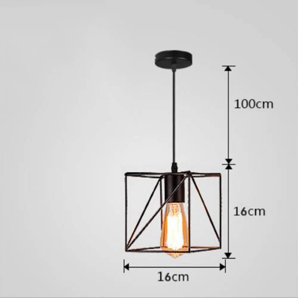 Retro Industrielle Metall Lackierte Lampenschirme