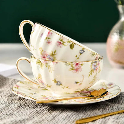 Elegante Bone China Porzellan Kaffeetasse - Luxuriöses und einzigartiges Design