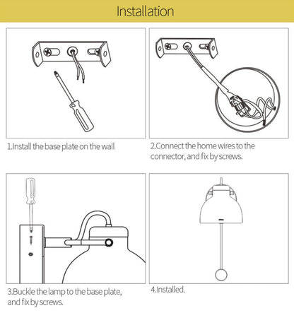 Naoki - Moderne Nordische LED-Wandlampe