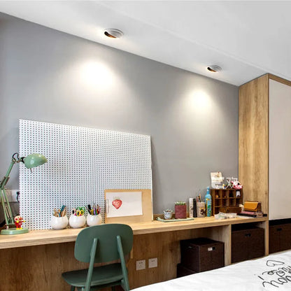 AuraLume – Luxuriöser dimmbarer Einbauspot mit 360° verstellbarem Licht für stilvolle Innenräume