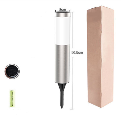 Solarleuchte für den Garten – Außenbeleuchtung aus Edelstahl mit hochhellen LEDs