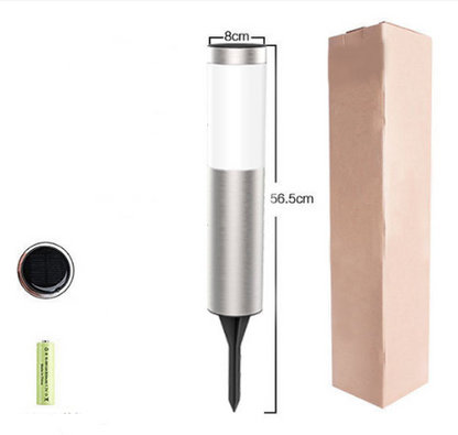 Solarleuchte für den Garten – Außenbeleuchtung aus Edelstahl mit hochhellen LEDs