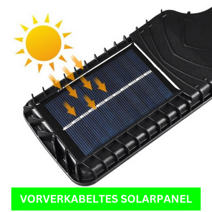 Solarbetriebene LED-Beleuchtung 6000K – Ultrahelle Straßenlampe, umweltfreundlich und autonom