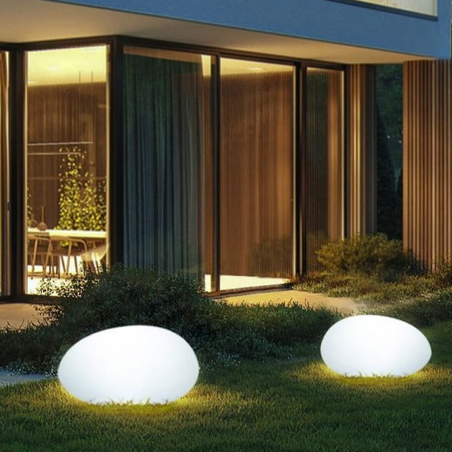 Garduru – Solar Gartenlampe mit gepflastertem Steindesign für elegante Außenbeleuchtung