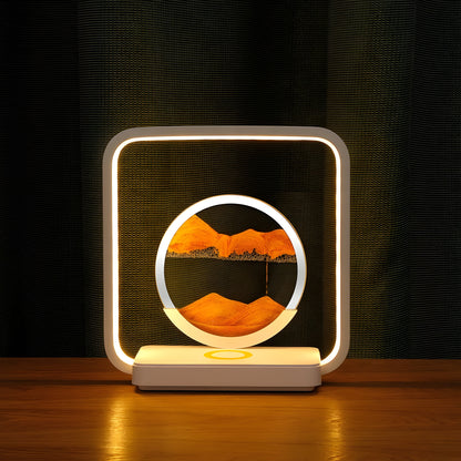 Garduru Lampe – 3D Fließender Sand LED Nachtlampe