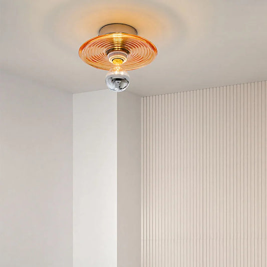 Vintage LED Wandleuchte aus Glas – Nostalgischer Charme mit modernem Design