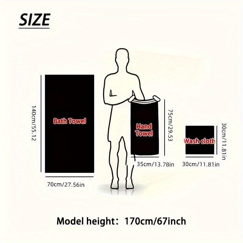 VeluSoft – Luxuriöses 8-teiliges Badetuchset aus weichem Korallenvlies für ultimativen Komfort