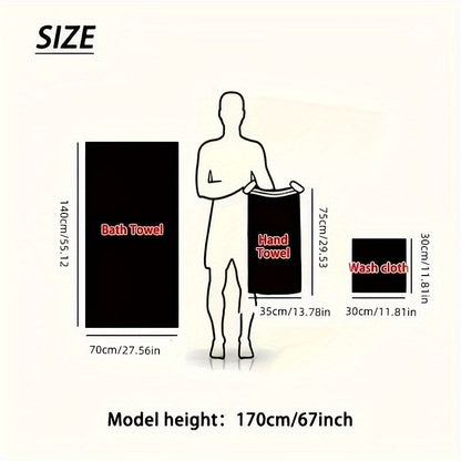 VeluSoft – Luxuriöses 8-teiliges Badetuchset aus weichem Korallenvlies für ultimativen Komfort