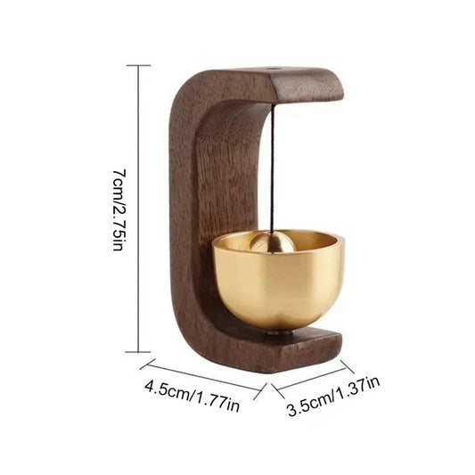 ChimeAura – Elegante Holz-Türklingel mit beruhigendem Klang und magnetischer Befestigung